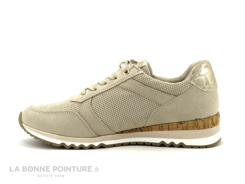 Achat chaussures Marco Tozzi Femme Basket, vente Marco Tozzi 2-23781-41-435 Dune - Basket beige Femme