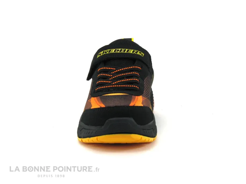 Achat chaussures Skechers Enfant Basket, vente Skechers 403728L Thermoflux 2-0 Kodron - Noir Orange - Basket GARCON