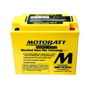Batterie moto 4 ples 21Ah MBTX20U | Motobatt