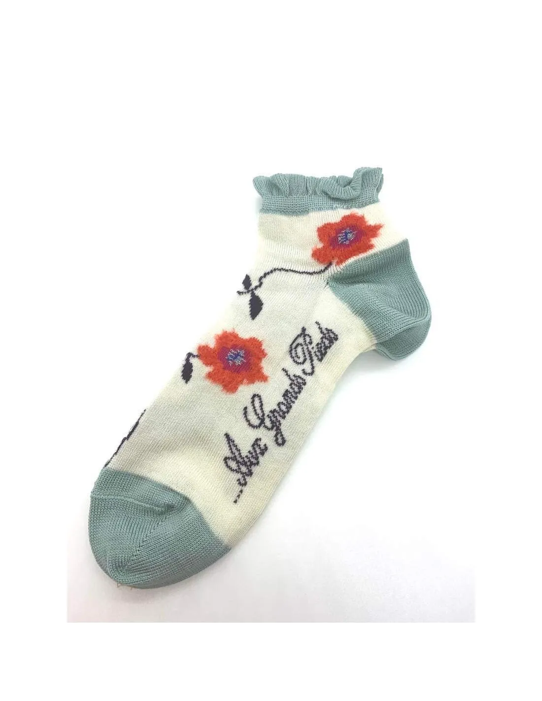 Chaussettes Fleur Berthe aux grands pieds BAS19F.3 Lagon