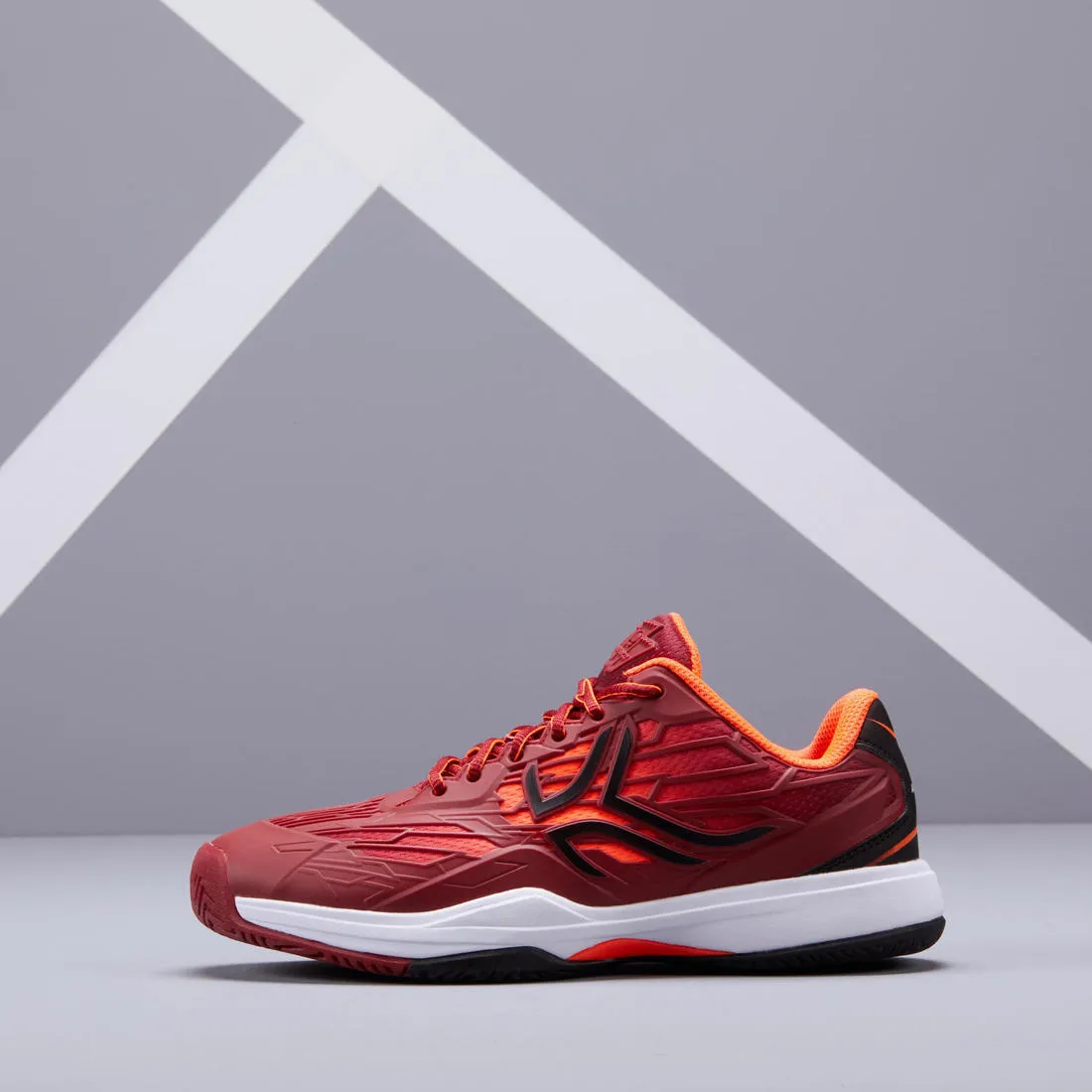 CHAUSSURES DE TENNIS ENFANT ARTENGO TS990 JR ROUGE