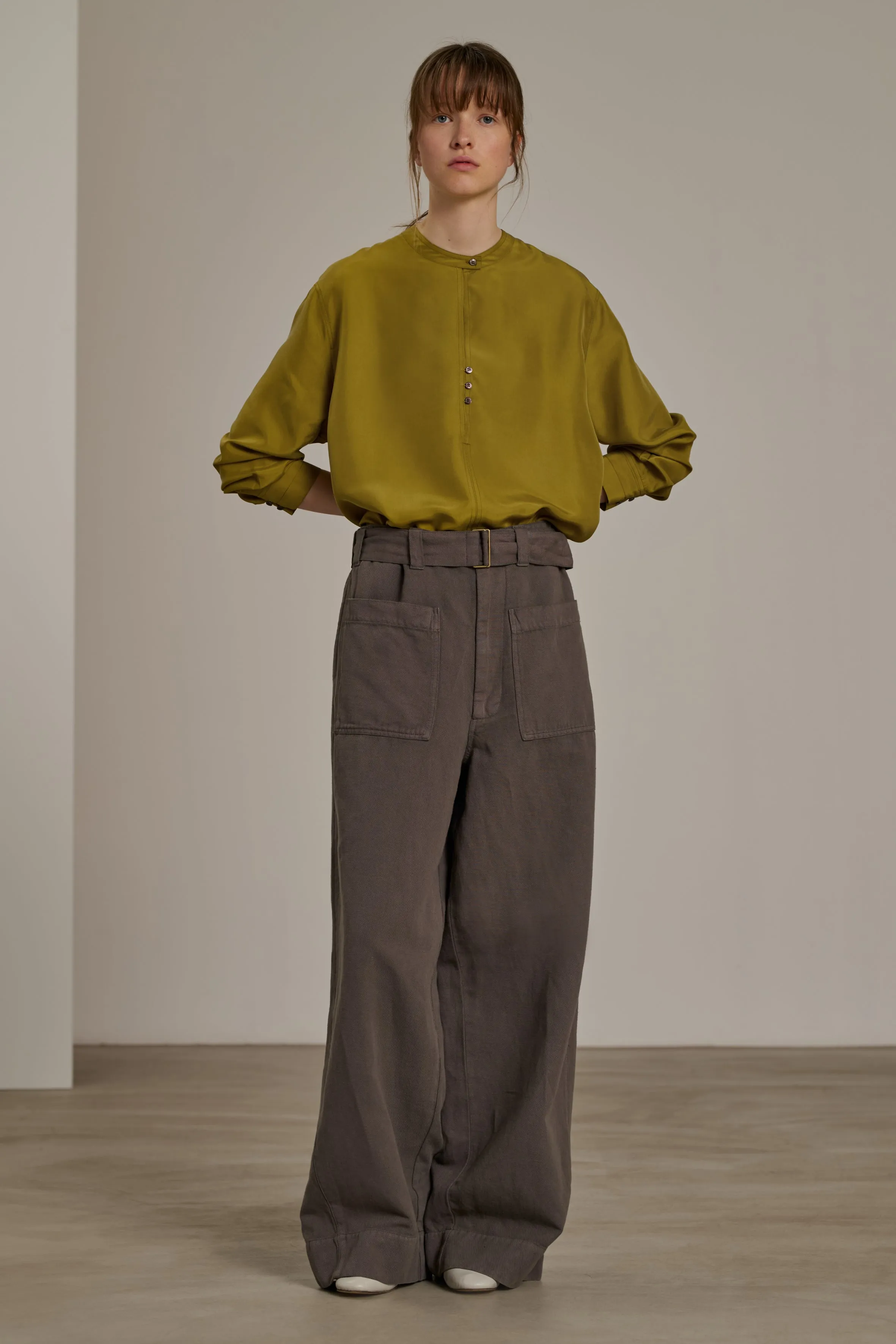 CHEMISE BADEN JAUNE