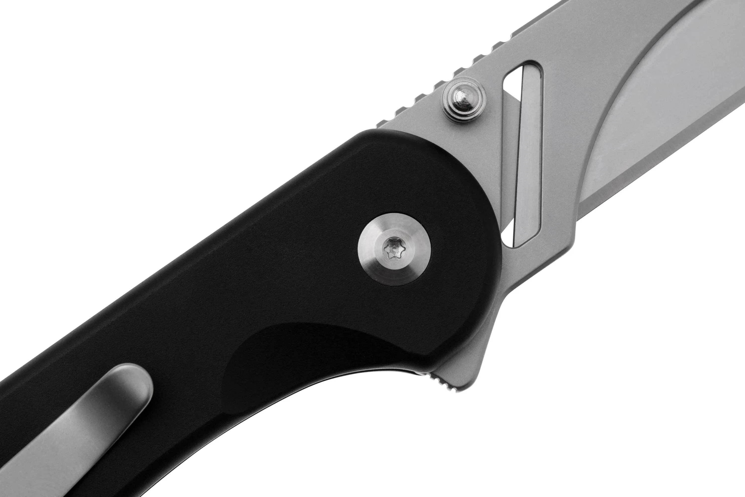 Civivi Elementum Utility C23039B-1 Black Aluminum, Stonewashed Blade Holder, Plain 6Cr Blade couteau de poche/cutter