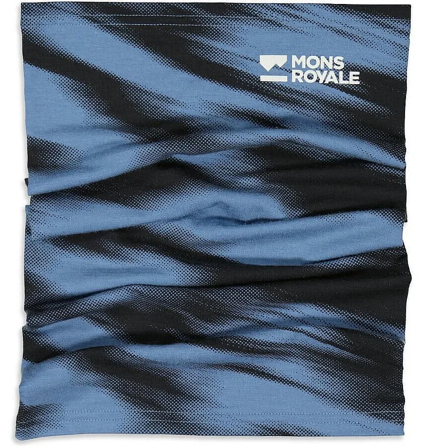 cravate Mons Royale Daily Dose Merino Flex 200 - Blue Motion