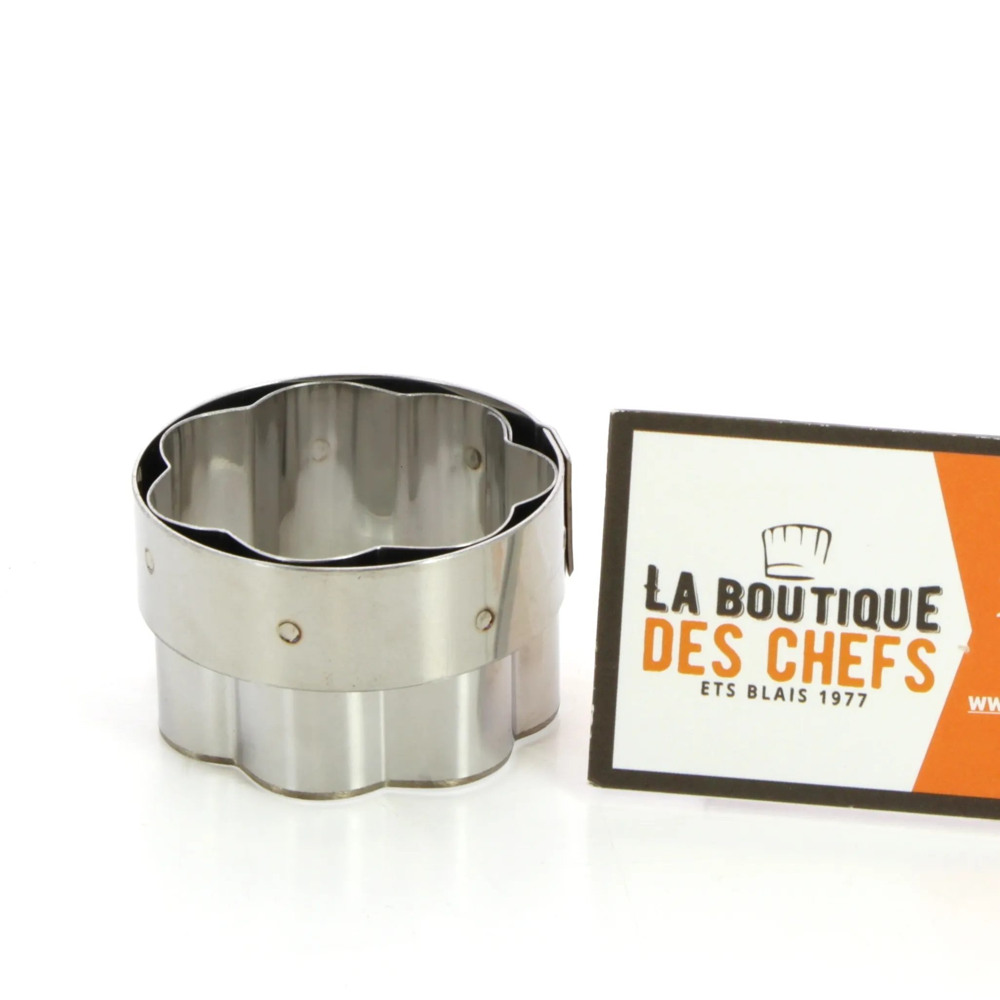 Découpoir inox forme petite charlotte