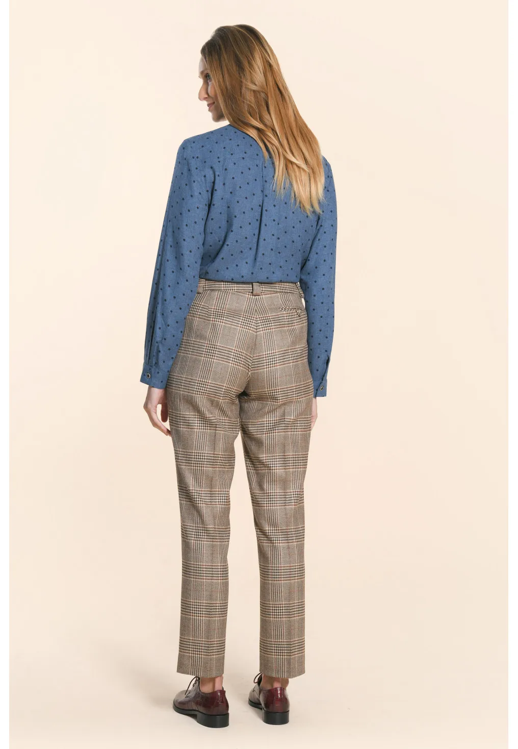 FARRAH - PANTALON 7/8ÈME - COGNAC