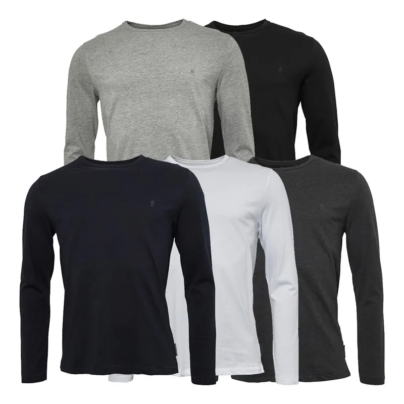 French Connection T-shirt à manches longues Five Pack Homme Multicolore
