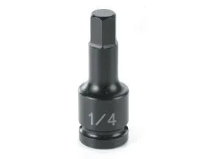 Grey Pneumatic 9904F Douille à chocs hexagonale 1/8" à prise 1/4"