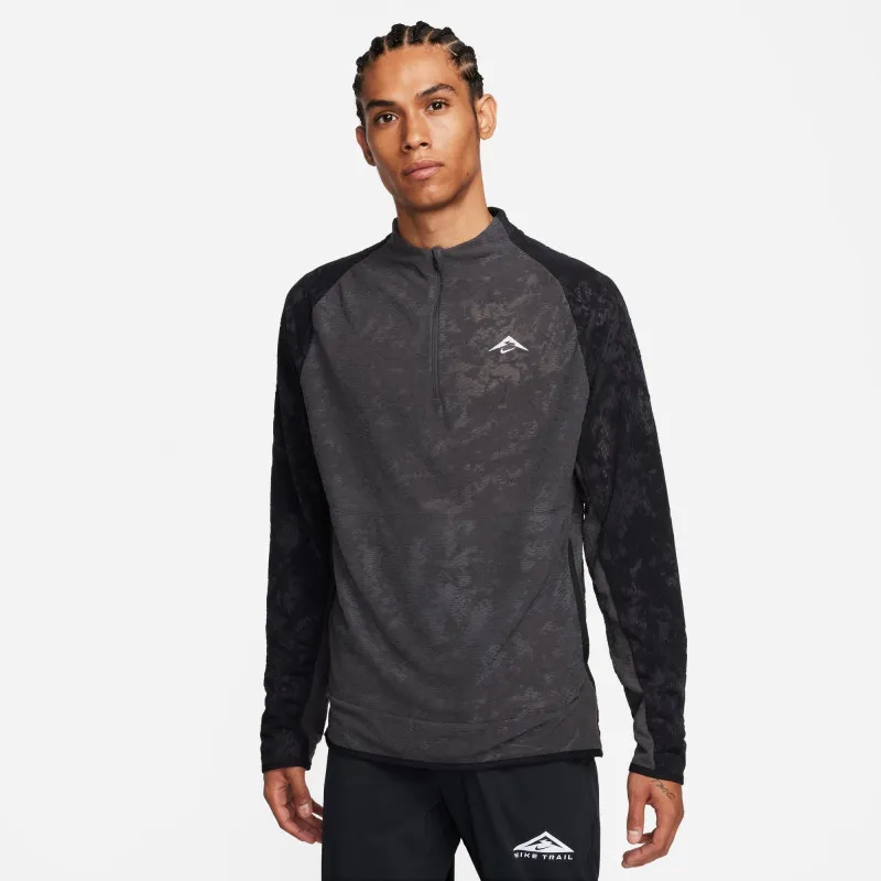 Haut manches longues homme Nike Trail - Anthracite/Black - FB7535-060
