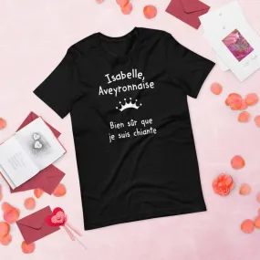 Isabelle Aveyronnaise - T-Shirt Humour coupe boy friend cut