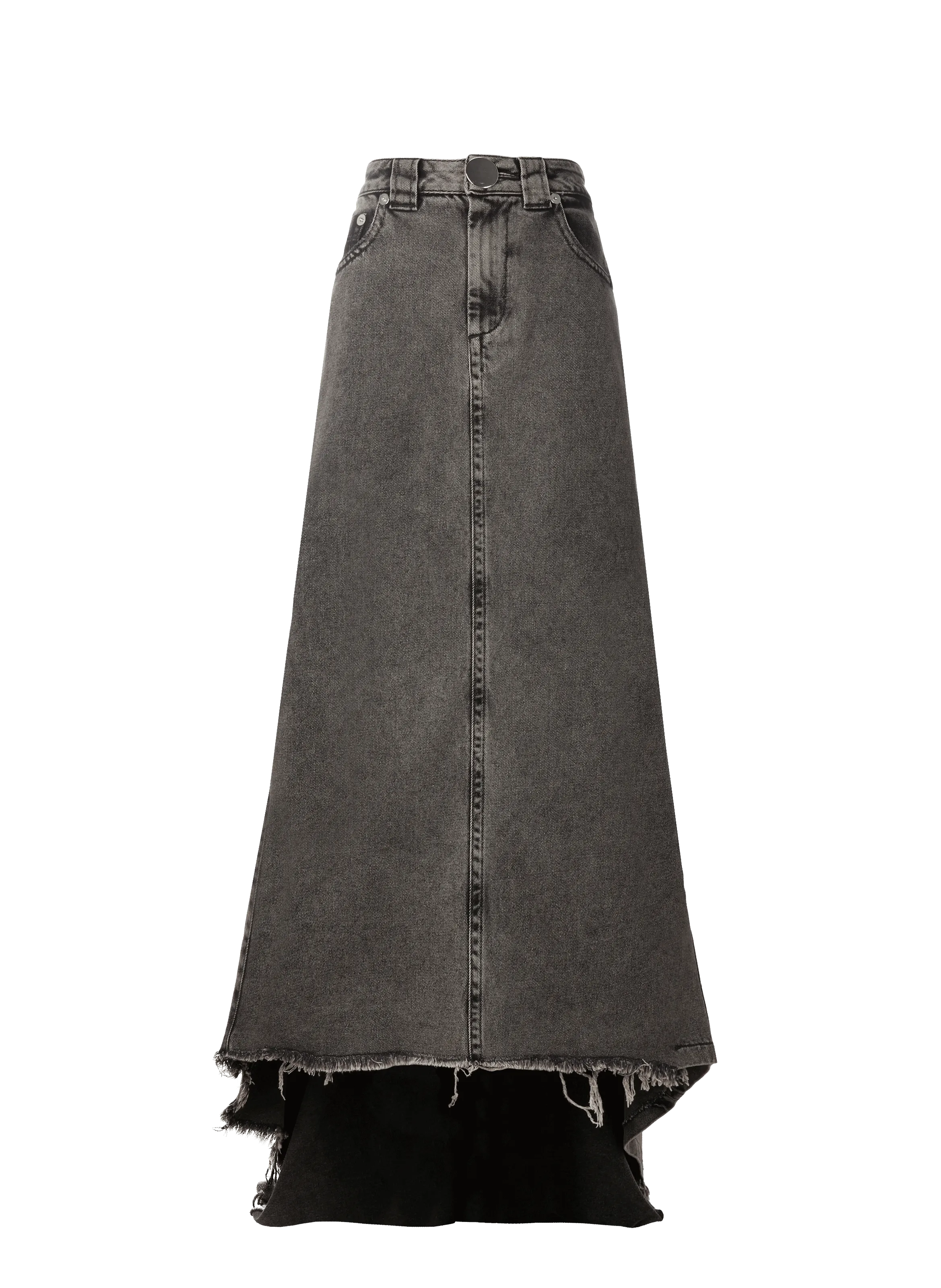 JUPE LONGUE ET ASYMéTRIQUE EN JEAN - VAQUERA pour FEMME | Printemps