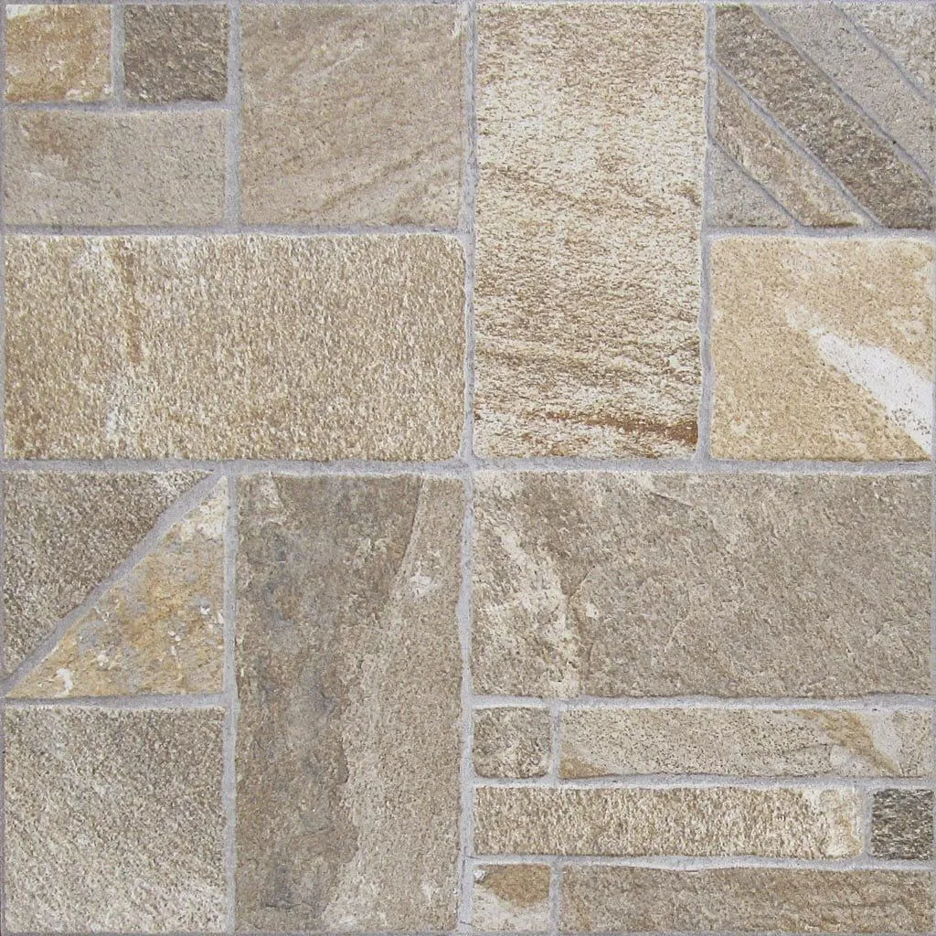 La Fenice Adamello Cotto Grip 33,5x33,5 cm | Carrelage d’extérieur imitation pierre 