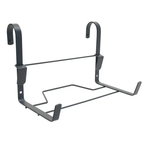 Louis Moulin Support jardinière crochet fer plat anthracite - 35x18...