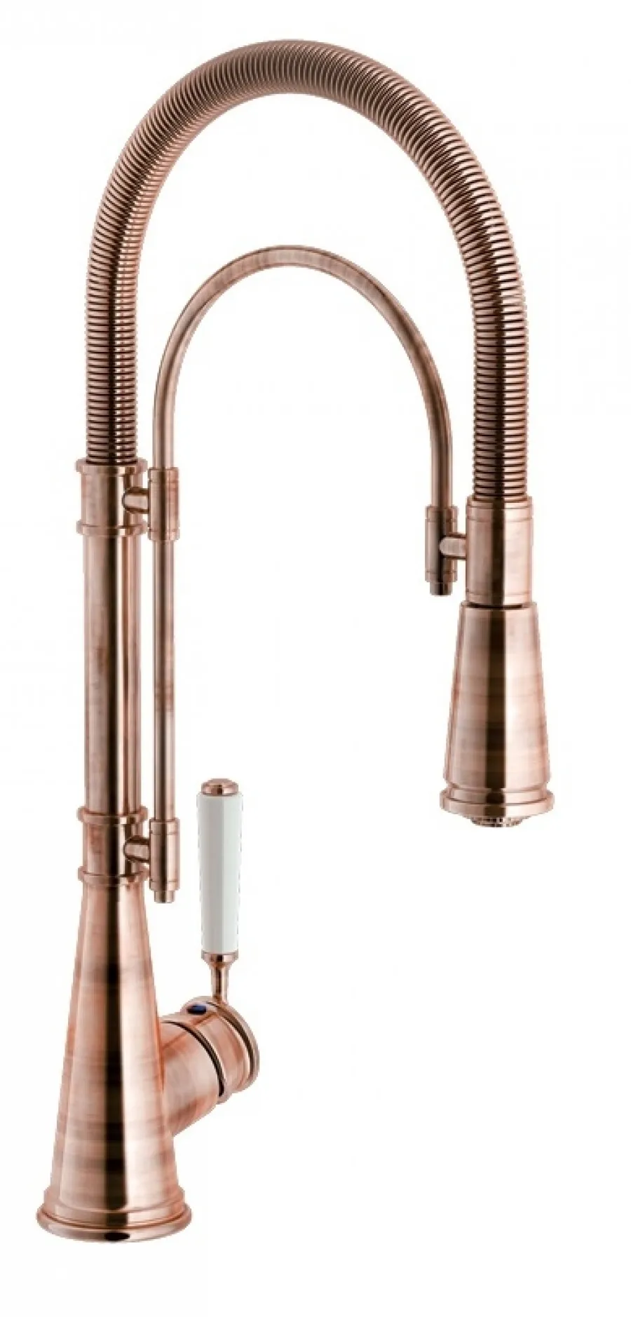 Mitigeur d'évier monocommande rétro CHARLIE Tuscany red | NOBILI