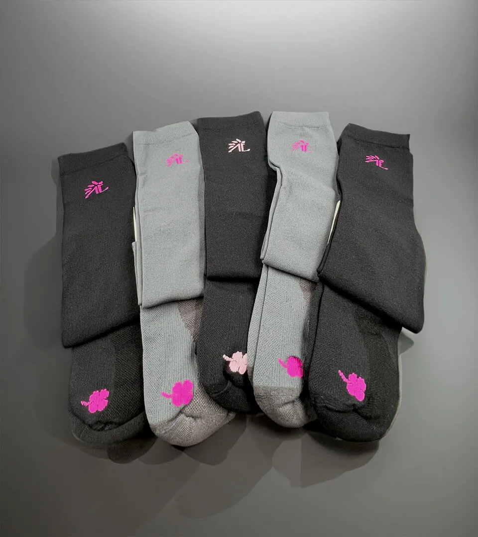 Pack 5 Paires Chaussettes Equitation Hautes 37-40 Girl Power 2.0