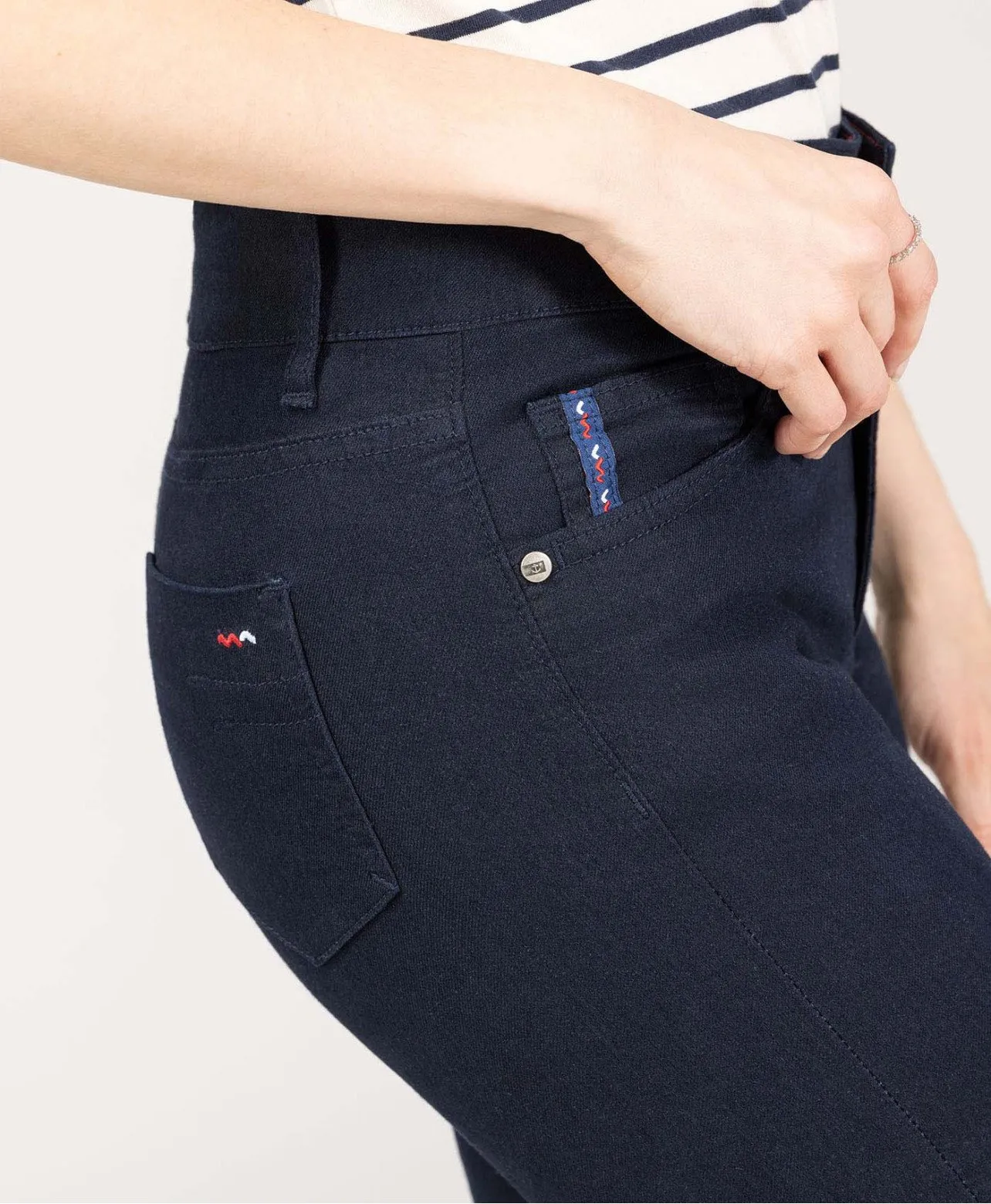 PANTALON DENIM BLEU COMKOMO BIS