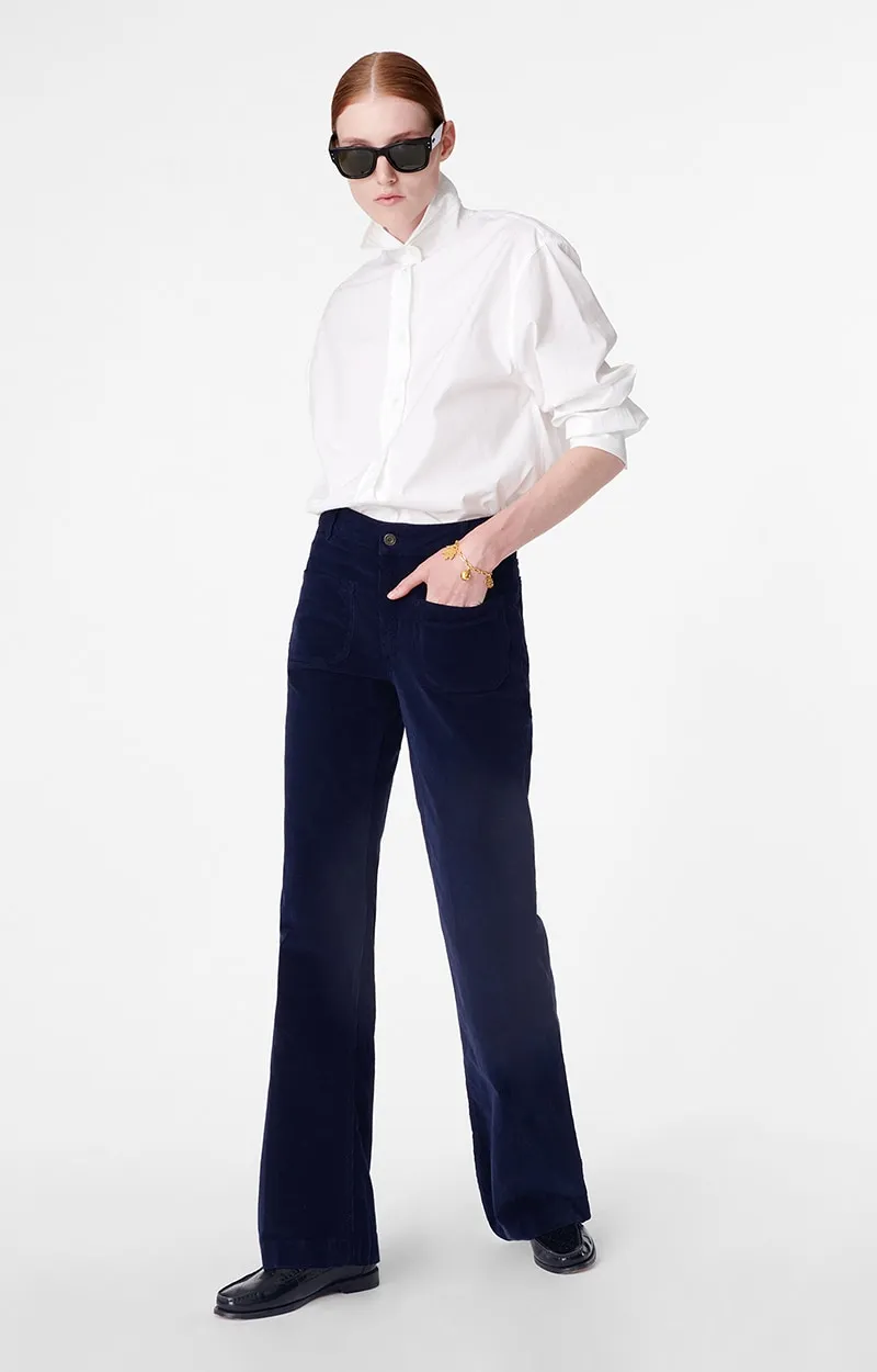 Pantalon Dompay En Velours C\u00f4tel\u00e9