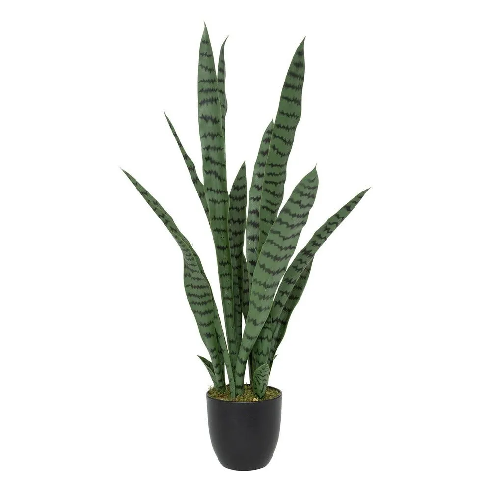 Plante artificielle sansevieria en pot h90cm