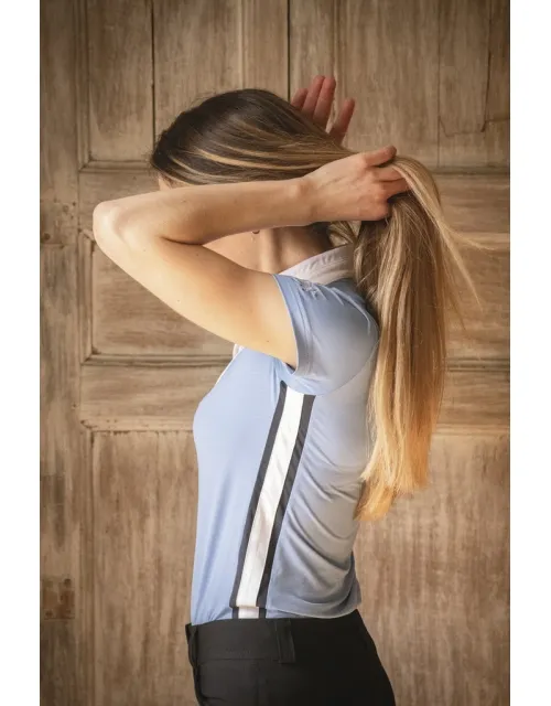 Polo de Concours Moon - Bleu Artic