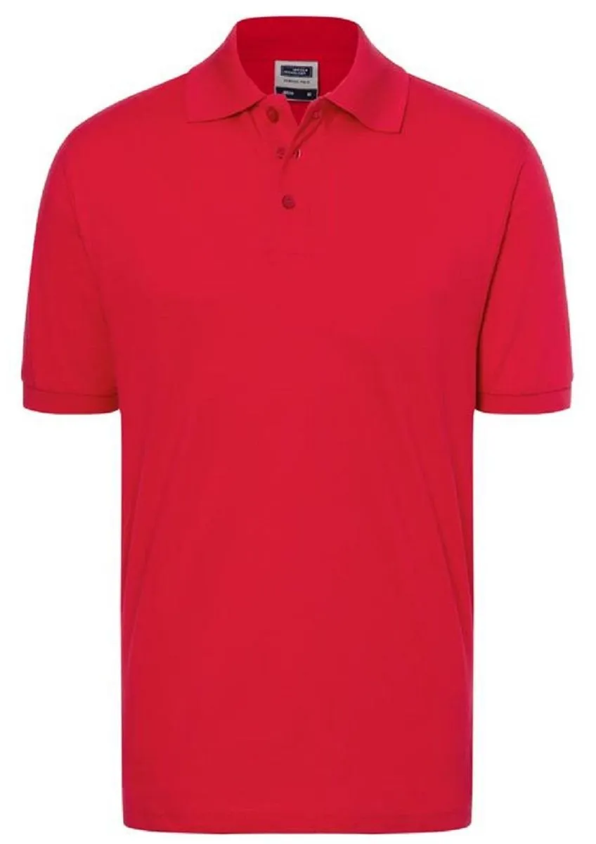 Polo manches courtes - Homme - JN070C - rouge 