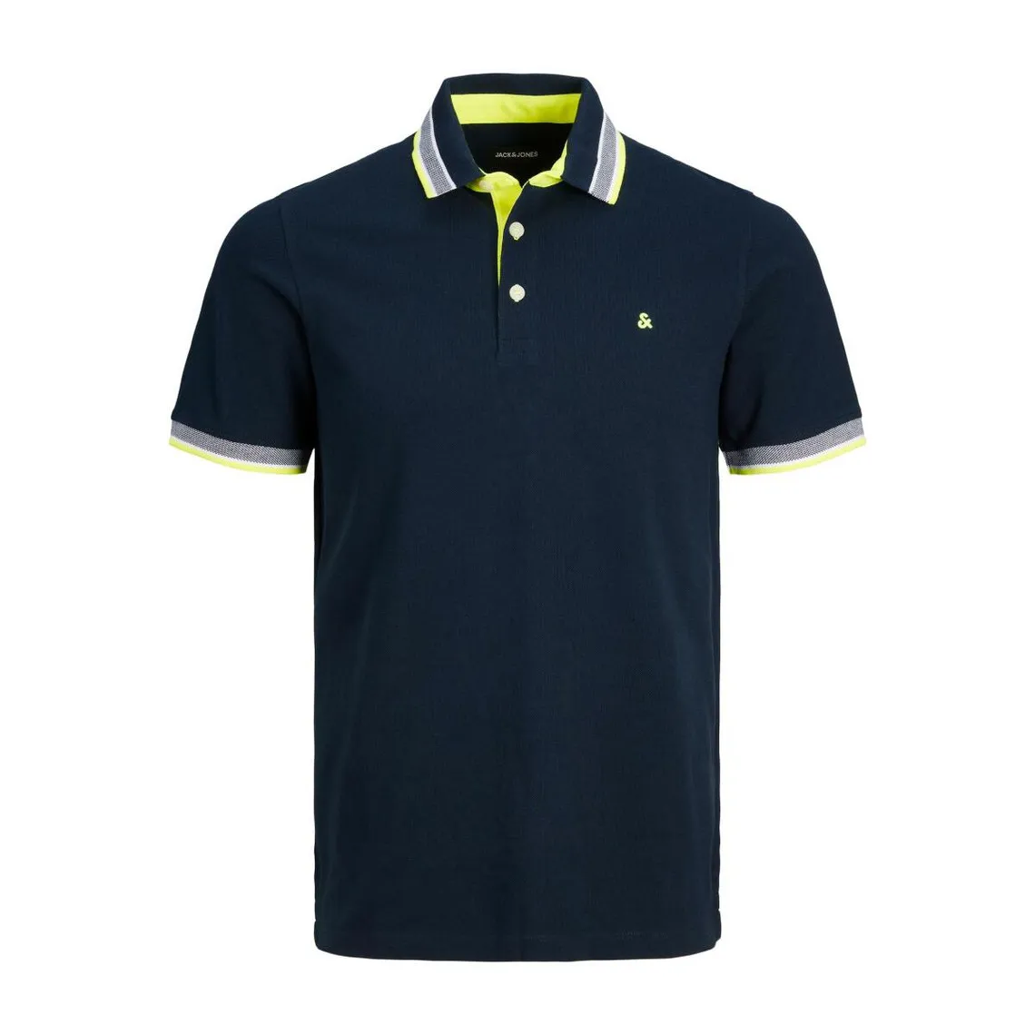Polo Slim Fit Polo Manches courtes Bleu Marine en coton Keane | 3 Suisses