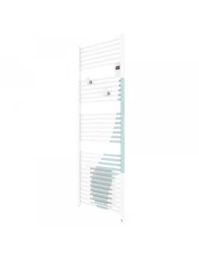 RADIATEUR SÈCHE-SERVIETTES CONNECTÉ RIVA 5 AVEC SOUFFLERIE 2000W GRIS MENHIR THERMOR 471644