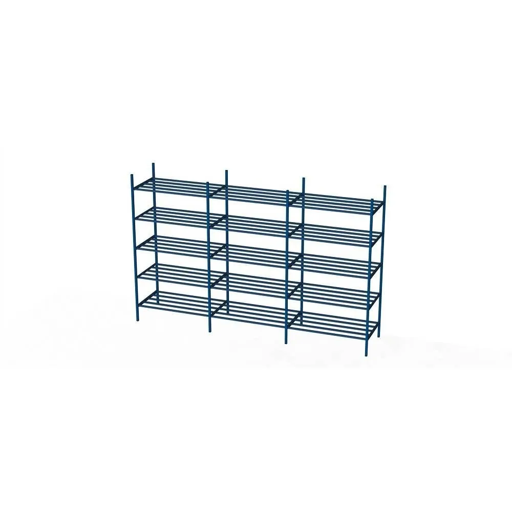 Rayonnage industriel protub prof 500mmxhaut 2250mmxlong 3000mm 6 niveaux