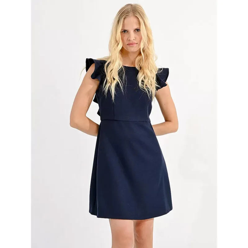 Robe courte imprimés mathild bleu femme - Molly Bracken | wimod
