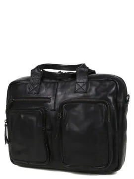 Sacoche ordinateur Bear Design Cow Lavato Patrick 15.6 pouces Black  CL42708Black  
