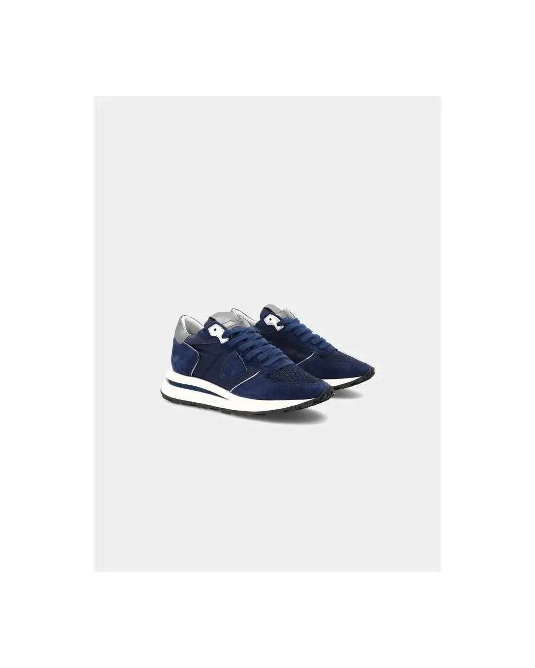 Sneakers TROPEZ HAUTE LOW WOMEN BLUE - Philippe Model  | Chez Maman Rouen