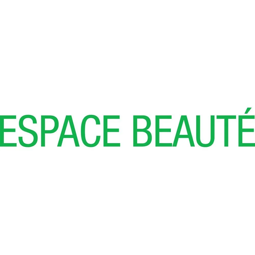 Sticker texte espace beauté vert 12.7x82.2 cm