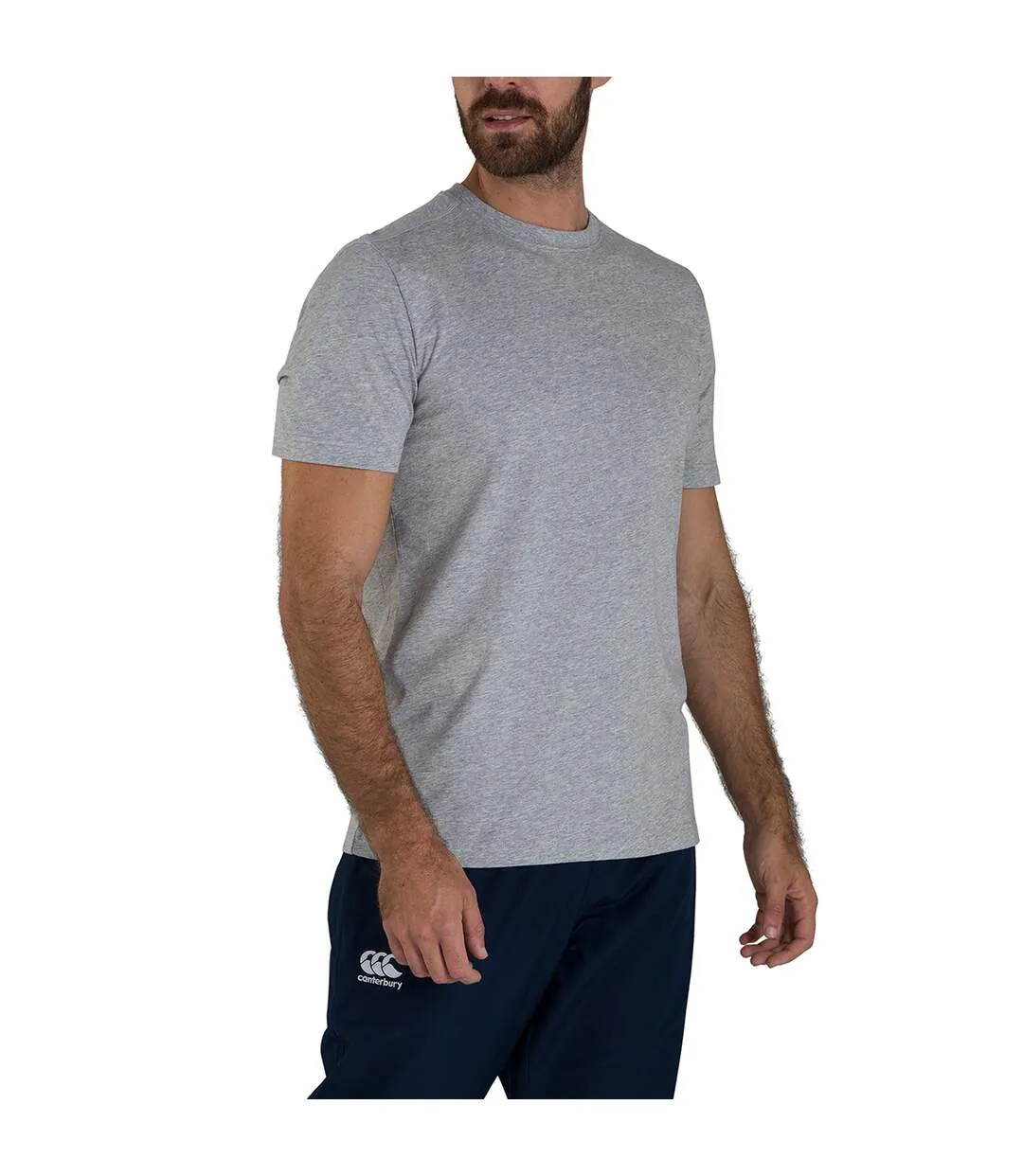 T-shirt club adulte gris chiné Canterbury