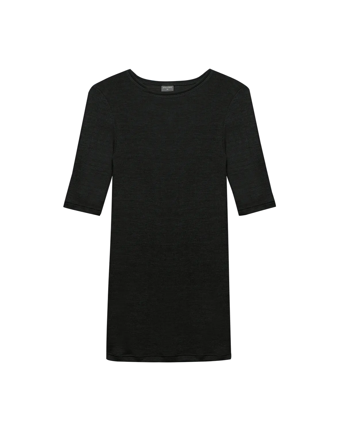T-shirt en laine mérinos et soie pour femme