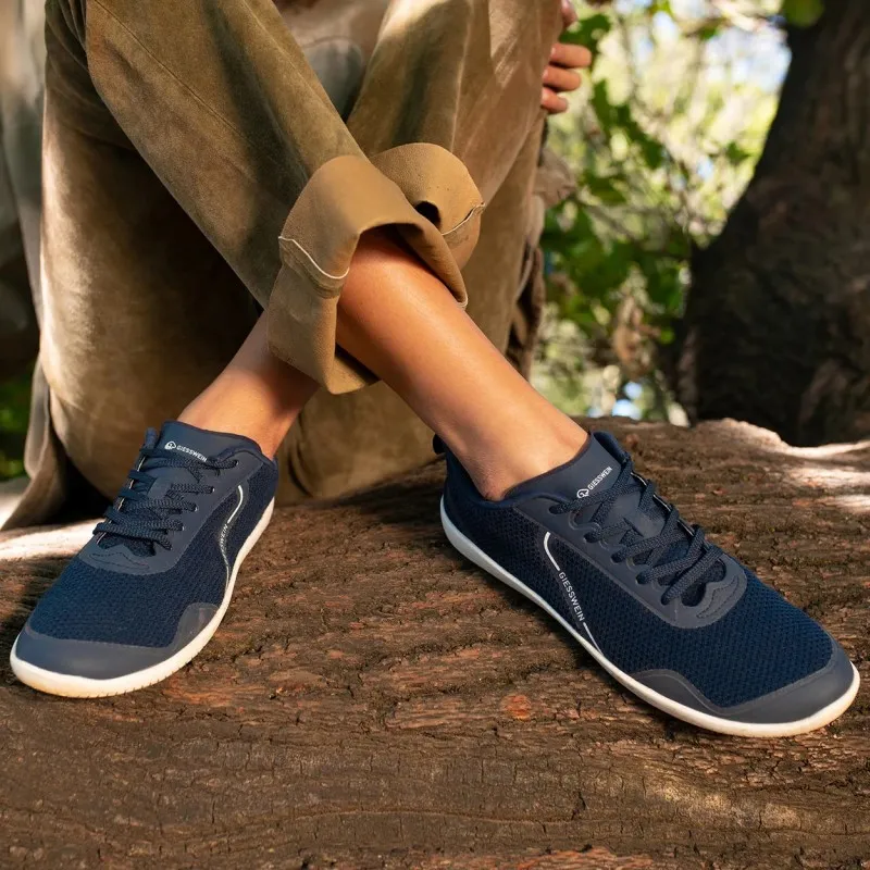 Tennis Barefoot laine Mérinos Bleu Océan