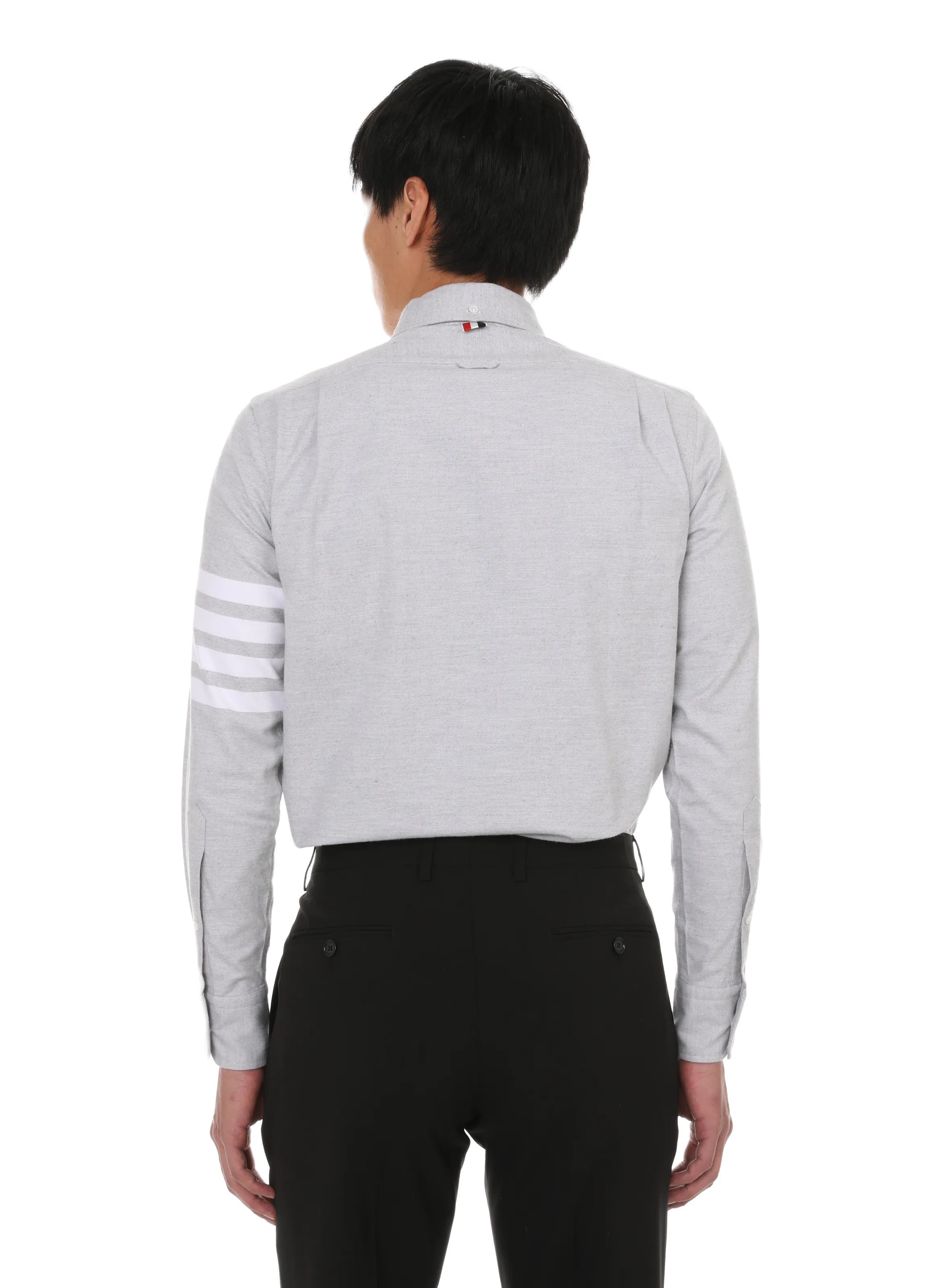 THOM BROWNE  Chemise ample en coton - Gris