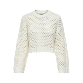 Top col rond manches longues blanc Pia | 3 Suisses