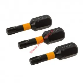 Triton Tools 526608 Lot 3 Embouts visseuse choc torx T20 de 25mm