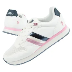 U.S. Polo Chaussures US Polo ASSN. W NOBIW004-WHI-PIN01 blanche