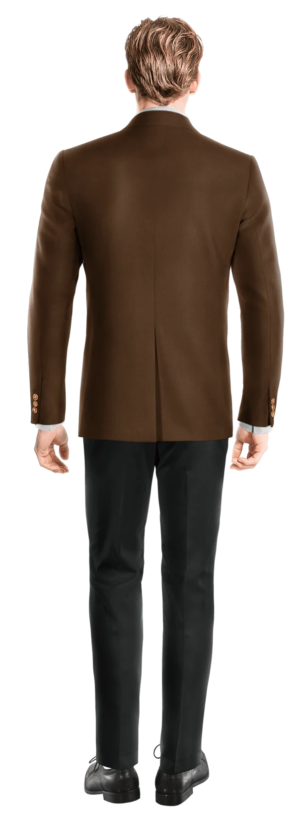 Veste chocolat en velours essentiel